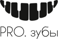 Логотип компании PRO. зубы